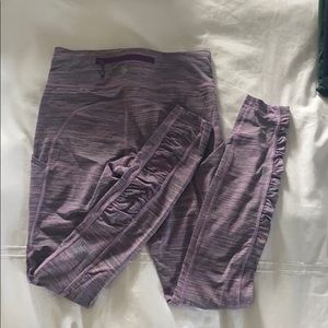 Lululemon size 6 full length purple leggings